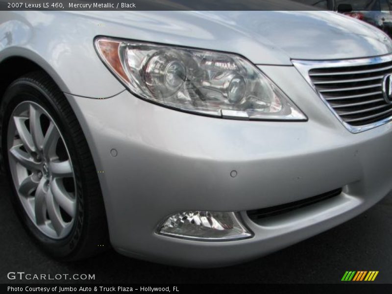 Mercury Metallic / Black 2007 Lexus LS 460