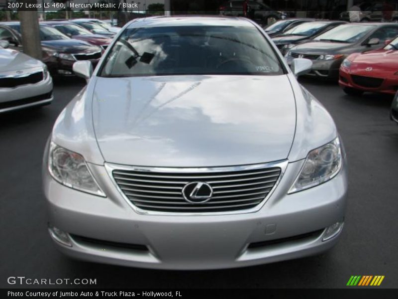 Mercury Metallic / Black 2007 Lexus LS 460