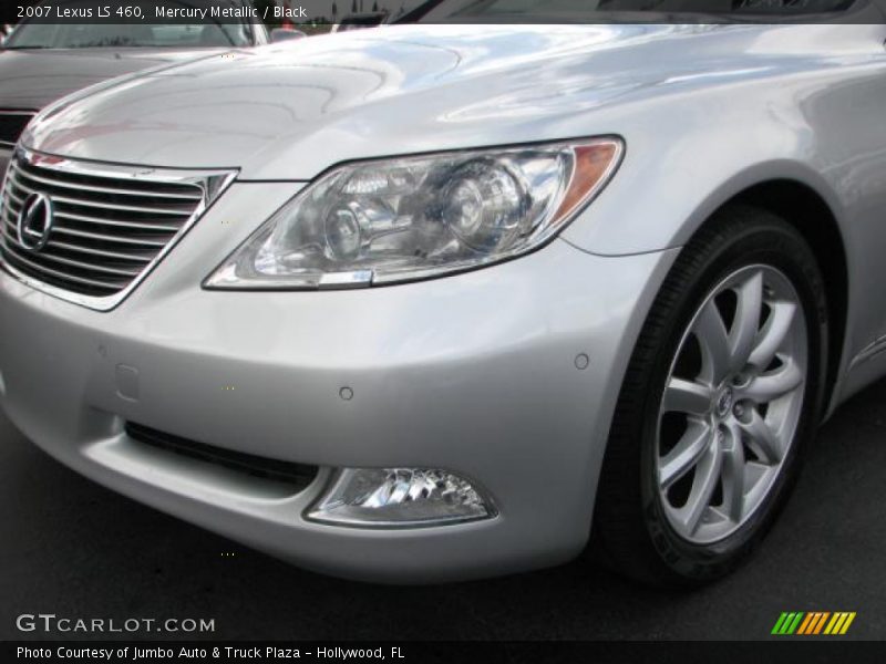 Mercury Metallic / Black 2007 Lexus LS 460