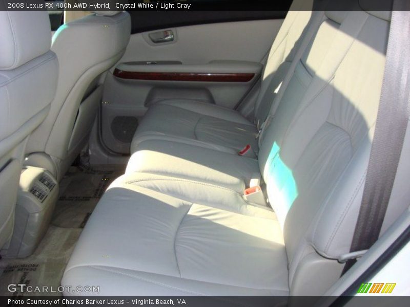 Crystal White / Light Gray 2008 Lexus RX 400h AWD Hybrid