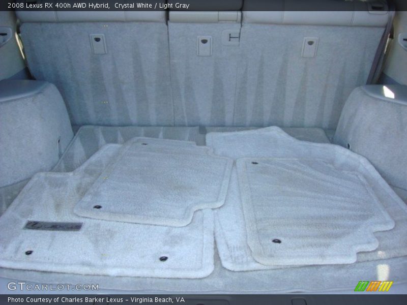 Crystal White / Light Gray 2008 Lexus RX 400h AWD Hybrid