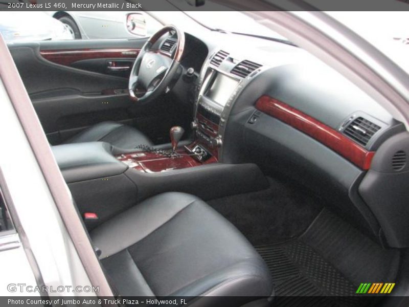 Mercury Metallic / Black 2007 Lexus LS 460