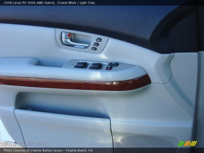 Crystal White / Light Gray 2008 Lexus RX 400h AWD Hybrid