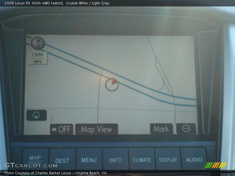 Crystal White / Light Gray 2008 Lexus RX 400h AWD Hybrid