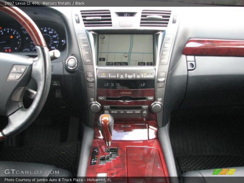 Mercury Metallic / Black 2007 Lexus LS 460