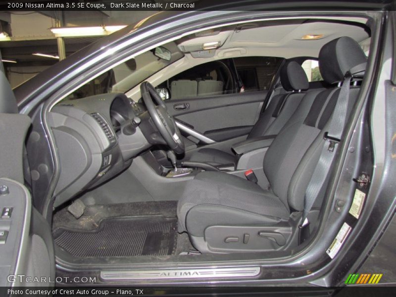  2009 Altima 3.5 SE Coupe Charcoal Interior