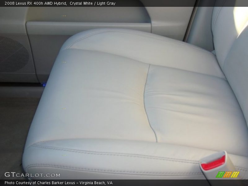 Crystal White / Light Gray 2008 Lexus RX 400h AWD Hybrid