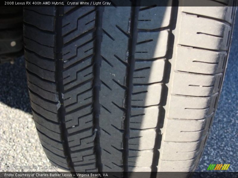 Crystal White / Light Gray 2008 Lexus RX 400h AWD Hybrid