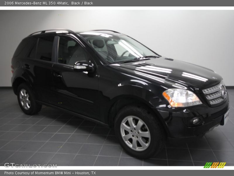 Black / Black 2006 Mercedes-Benz ML 350 4Matic