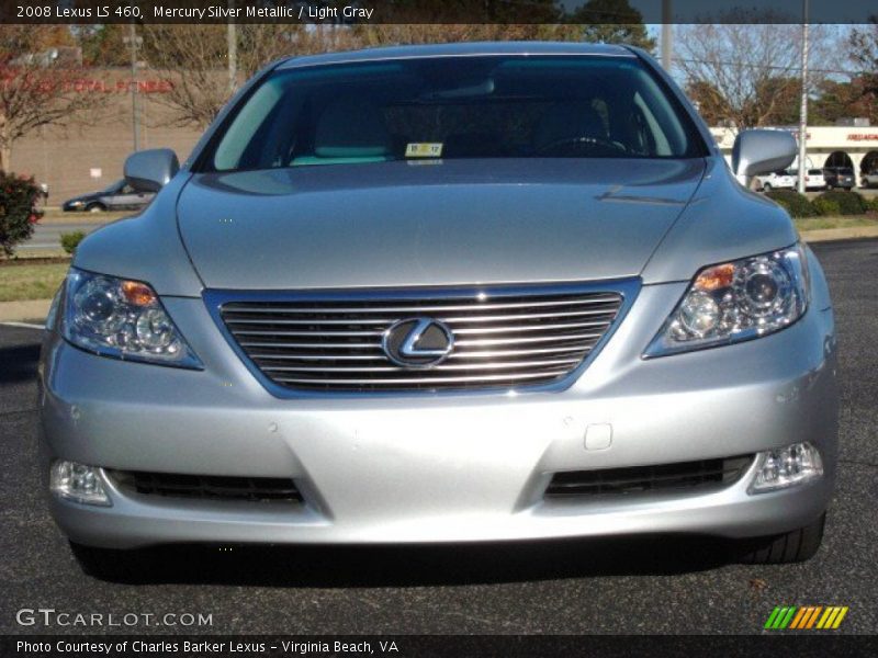 Mercury Silver Metallic / Light Gray 2008 Lexus LS 460