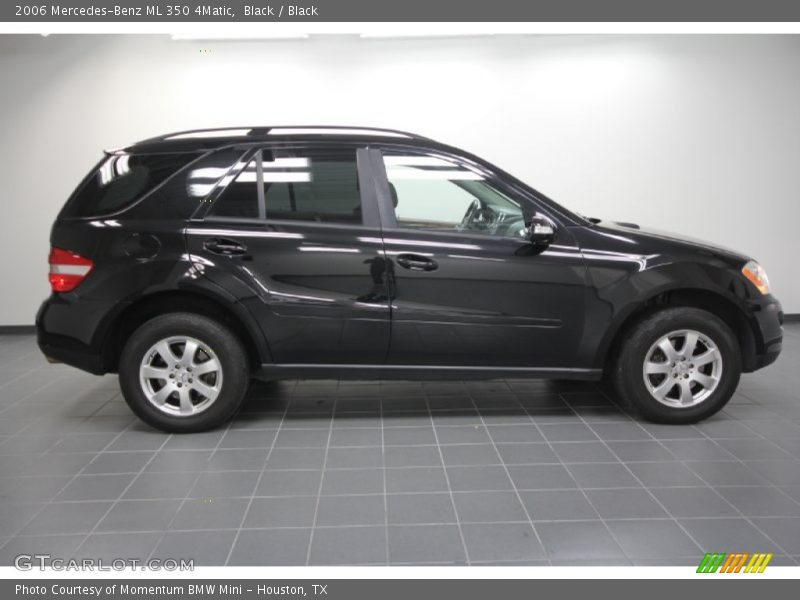 Black / Black 2006 Mercedes-Benz ML 350 4Matic