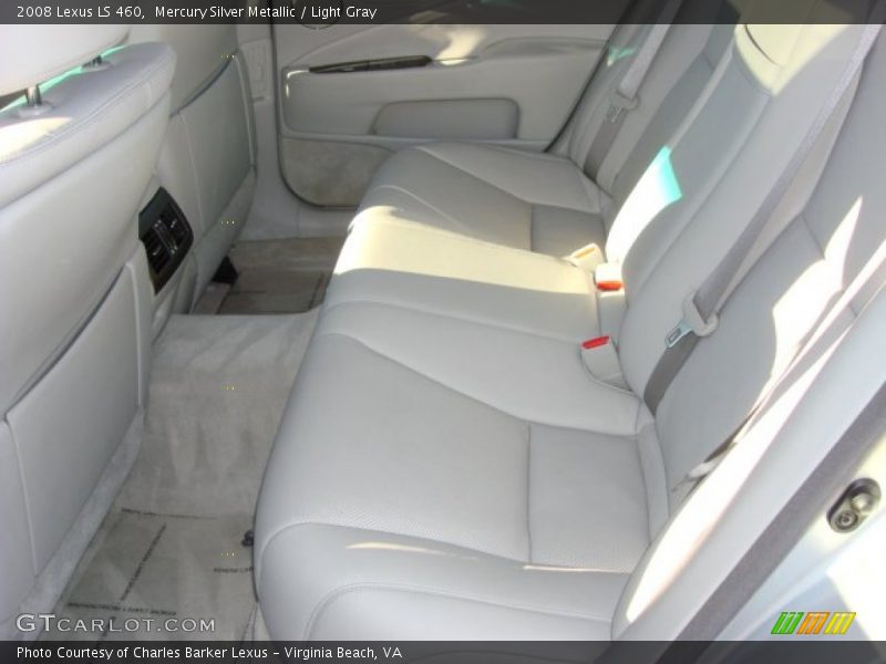 Mercury Silver Metallic / Light Gray 2008 Lexus LS 460