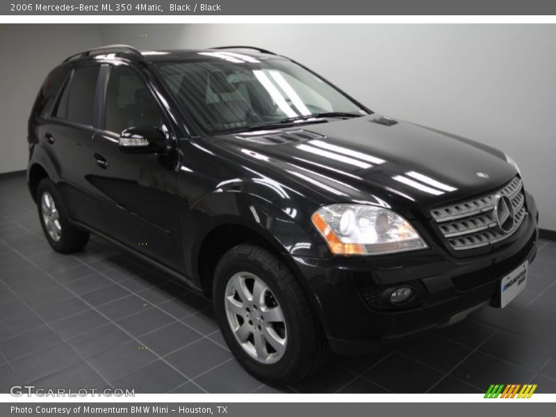 Black / Black 2006 Mercedes-Benz ML 350 4Matic