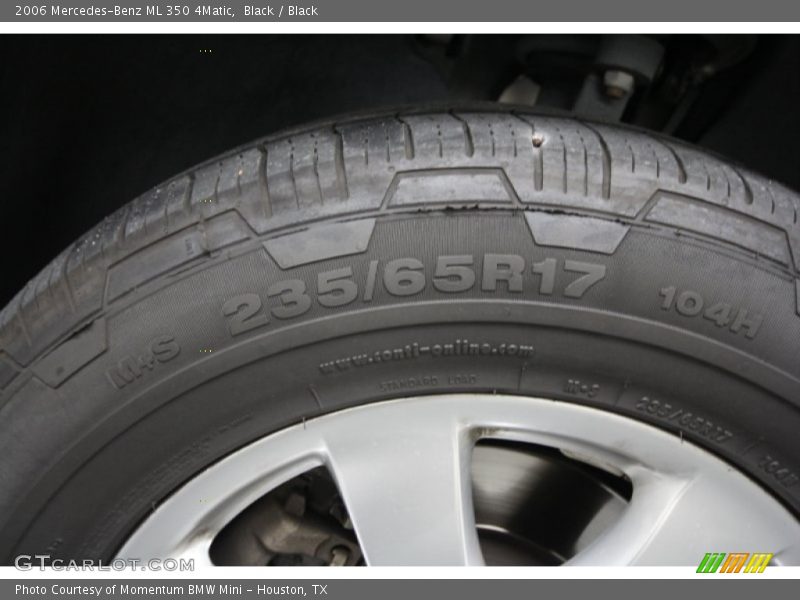 Black / Black 2006 Mercedes-Benz ML 350 4Matic