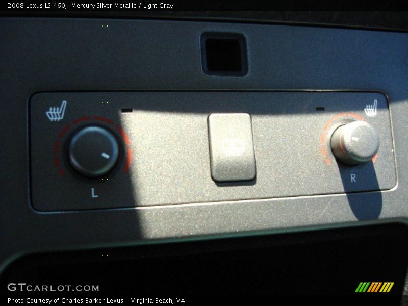 Mercury Silver Metallic / Light Gray 2008 Lexus LS 460