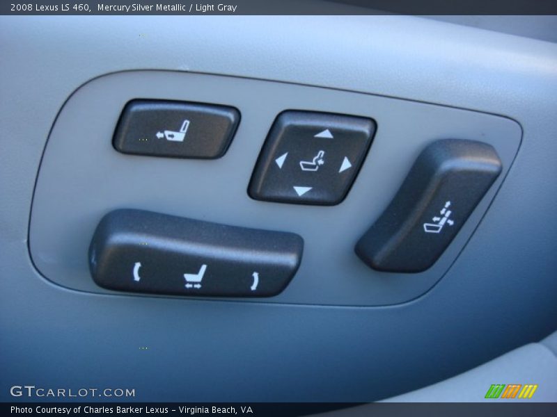 Mercury Silver Metallic / Light Gray 2008 Lexus LS 460