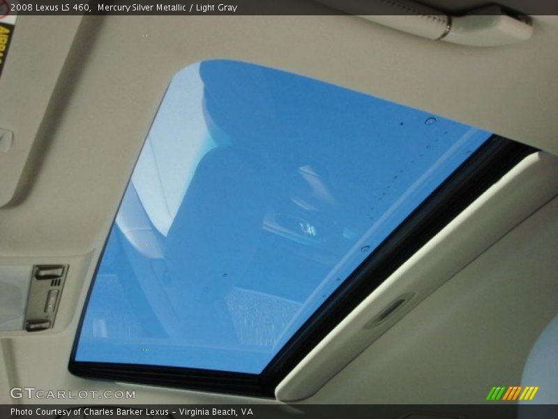 Mercury Silver Metallic / Light Gray 2008 Lexus LS 460