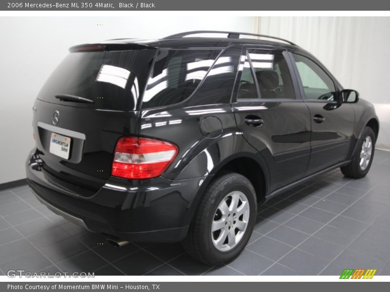 Black / Black 2006 Mercedes-Benz ML 350 4Matic