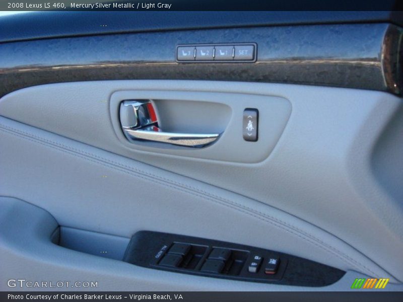 Mercury Silver Metallic / Light Gray 2008 Lexus LS 460