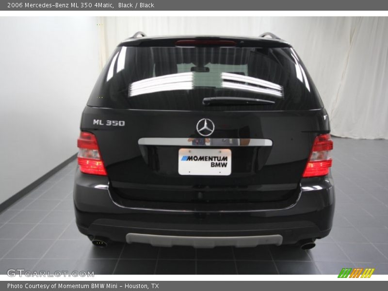 Black / Black 2006 Mercedes-Benz ML 350 4Matic