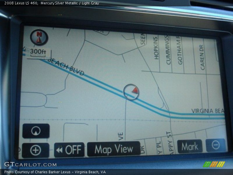 Mercury Silver Metallic / Light Gray 2008 Lexus LS 460