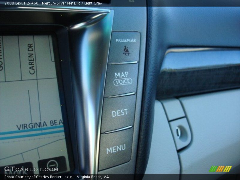 Mercury Silver Metallic / Light Gray 2008 Lexus LS 460