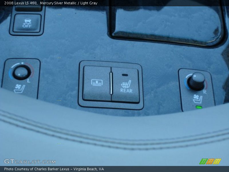 Mercury Silver Metallic / Light Gray 2008 Lexus LS 460