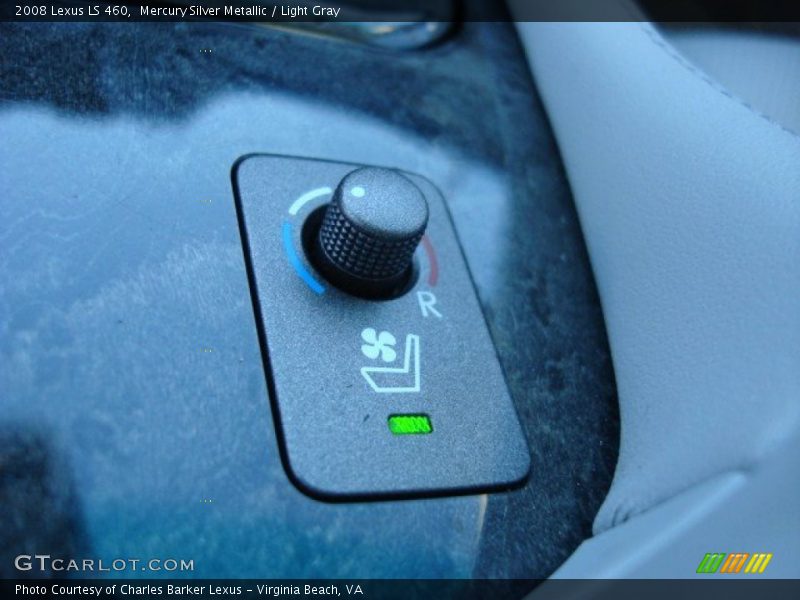 Mercury Silver Metallic / Light Gray 2008 Lexus LS 460