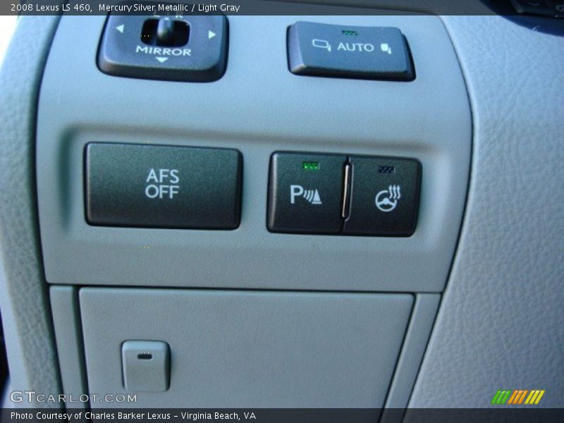 Mercury Silver Metallic / Light Gray 2008 Lexus LS 460