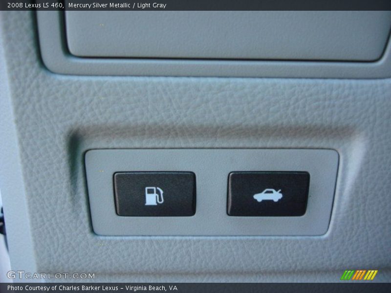 Mercury Silver Metallic / Light Gray 2008 Lexus LS 460
