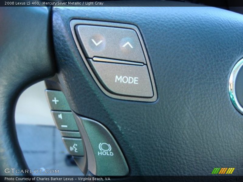 Mercury Silver Metallic / Light Gray 2008 Lexus LS 460