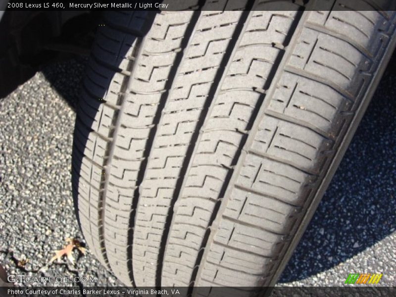 Mercury Silver Metallic / Light Gray 2008 Lexus LS 460