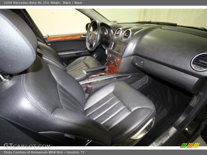 Black / Black 2006 Mercedes-Benz ML 350 4Matic