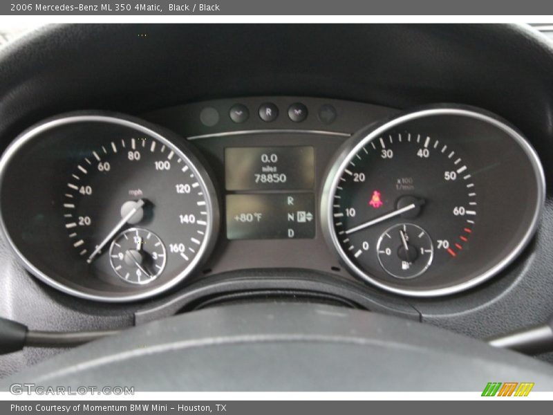 Black / Black 2006 Mercedes-Benz ML 350 4Matic