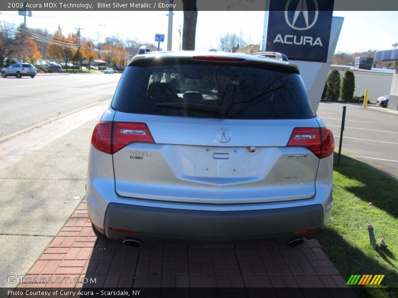Billet Silver Metallic / Ebony 2009 Acura MDX Technology