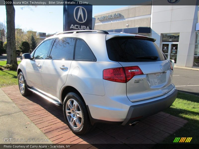 Billet Silver Metallic / Ebony 2009 Acura MDX Technology