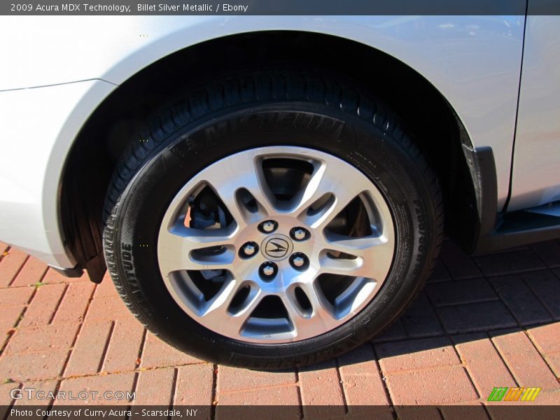 Billet Silver Metallic / Ebony 2009 Acura MDX Technology