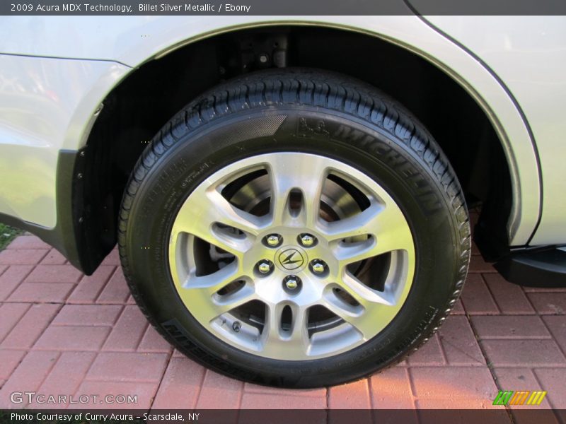 Billet Silver Metallic / Ebony 2009 Acura MDX Technology