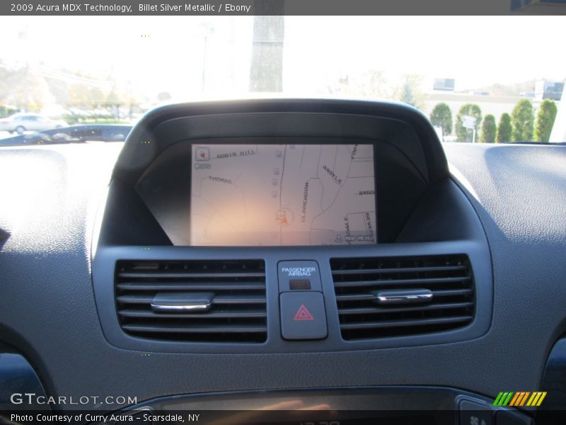 Billet Silver Metallic / Ebony 2009 Acura MDX Technology