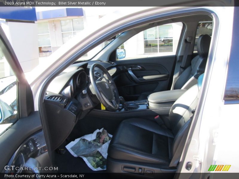 Billet Silver Metallic / Ebony 2009 Acura MDX Technology