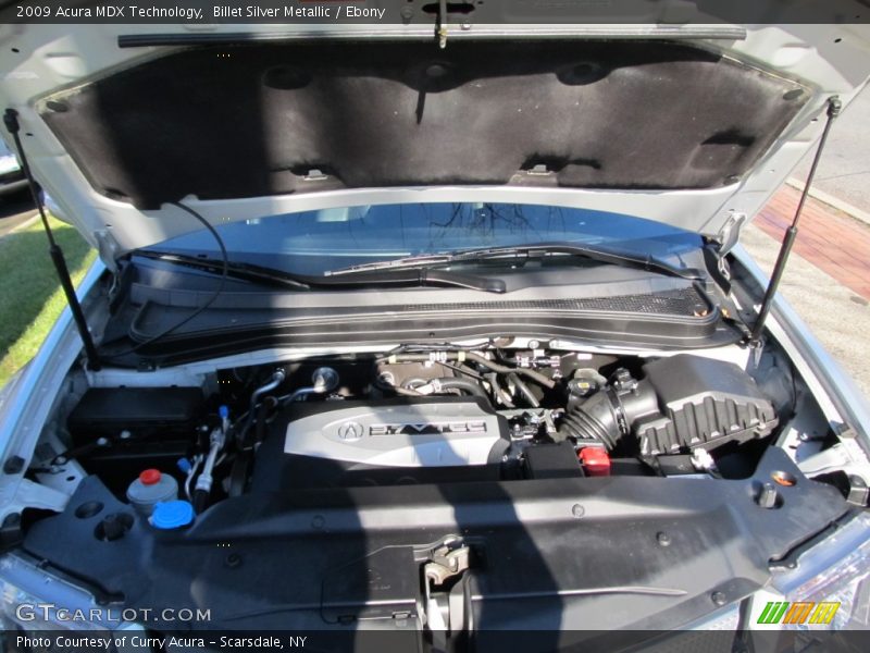 Billet Silver Metallic / Ebony 2009 Acura MDX Technology