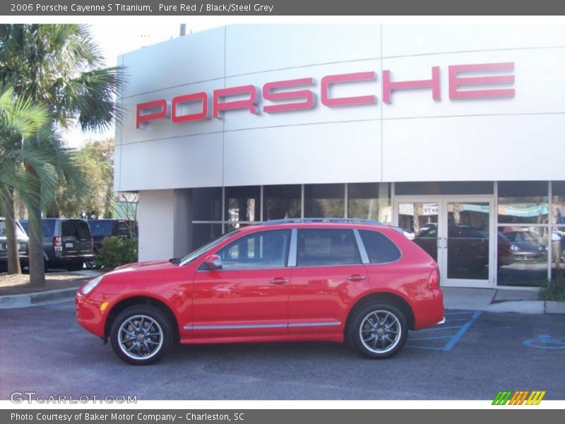 Pure Red / Black/Steel Grey 2006 Porsche Cayenne S Titanium