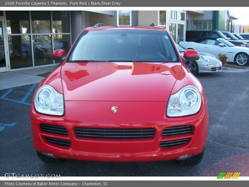 Pure Red / Black/Steel Grey 2006 Porsche Cayenne S Titanium