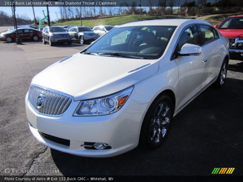 White Diamond Tricoat / Cashmere 2012 Buick LaCrosse AWD