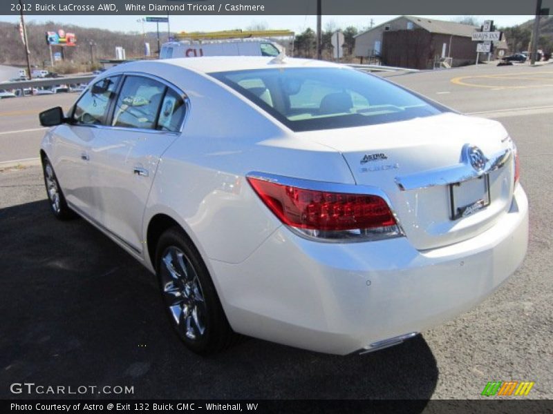 White Diamond Tricoat / Cashmere 2012 Buick LaCrosse AWD