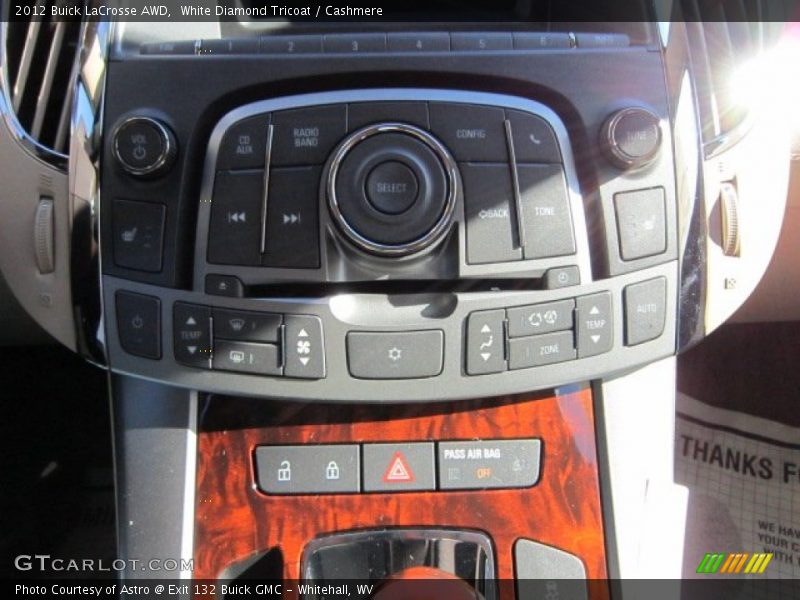 White Diamond Tricoat / Cashmere 2012 Buick LaCrosse AWD