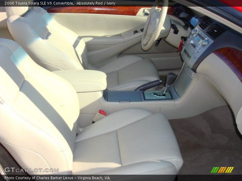  2006 Solara SLE V6 Convertible Ivory Interior