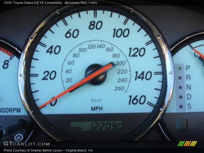 Absolutely Red / Ivory 2006 Toyota Solara SLE V6 Convertible