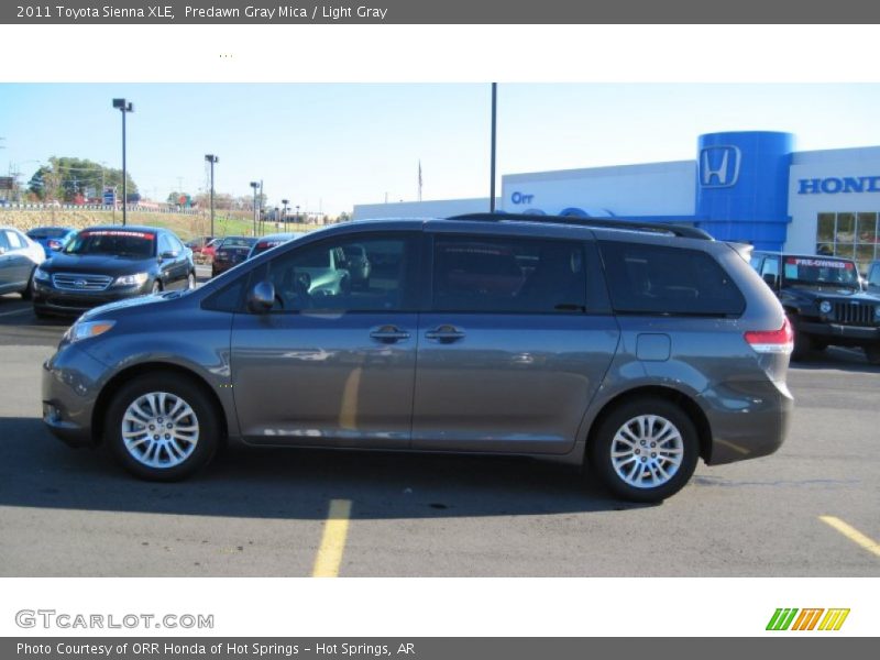 Predawn Gray Mica / Light Gray 2011 Toyota Sienna XLE