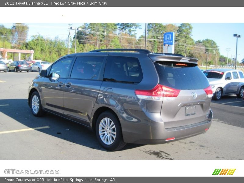 Predawn Gray Mica / Light Gray 2011 Toyota Sienna XLE